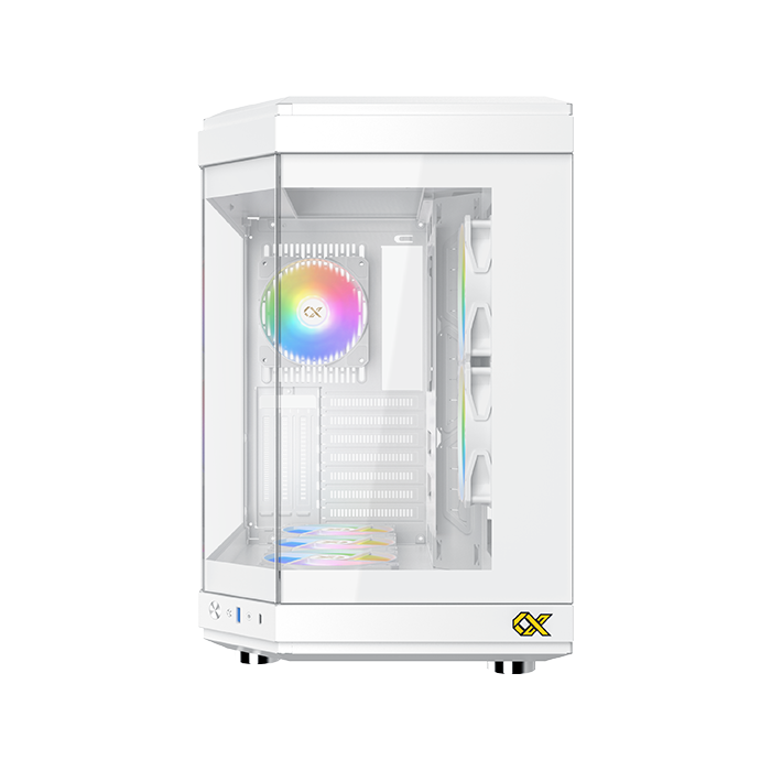 CASE XIGMATEK CUBI ARCTIC 6FANS ARGB WHITE